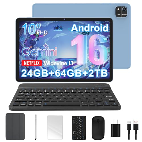 10-Inch Android Tablet 24GB RAM 64GB Storage