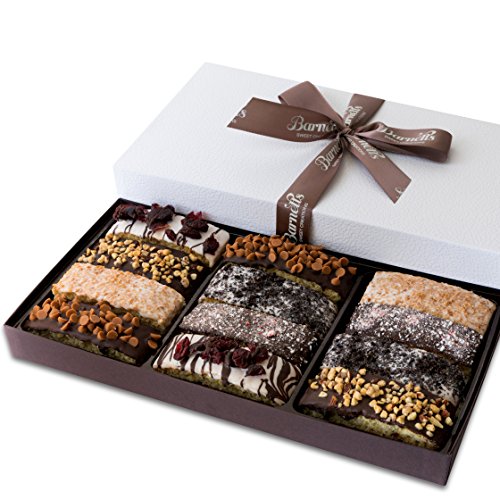 12 Count Chocolate Biscotti Gift Box Cookies