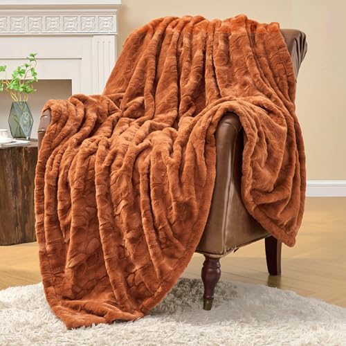 Krifey Oversized Faux Fur Throw Blanket