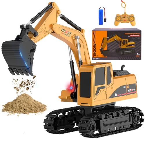 Remote Control Rechargeable Toy Excavator Truck
