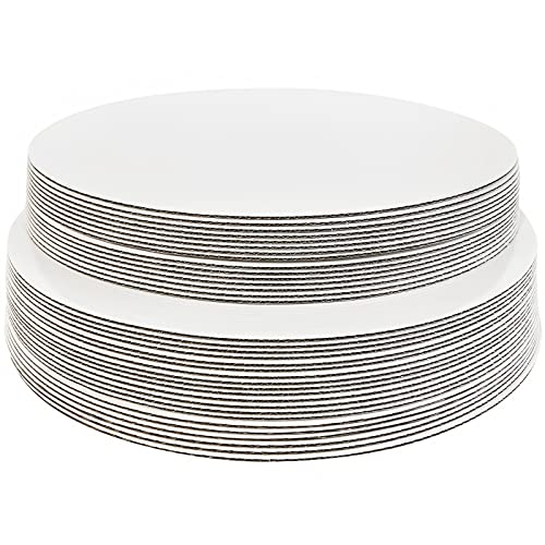 35 Pack 10-Inch Round Disposable Cake Boards