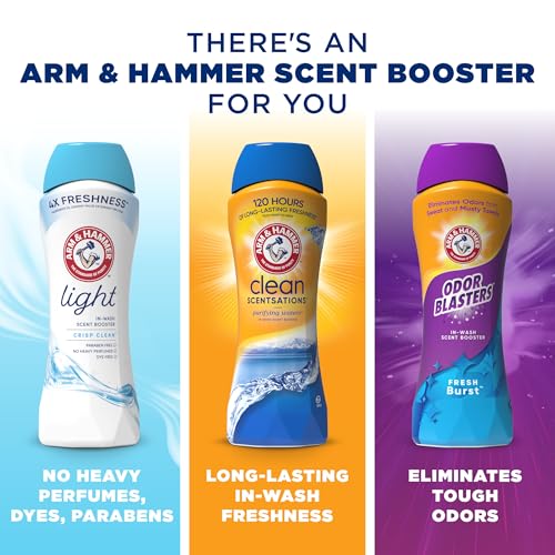4 Pack Arm & Hammer Scent Booster Fresh Burst