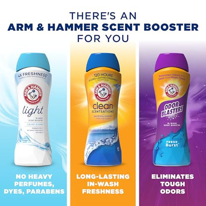 4 Pack Arm & Hammer Scent Booster Fresh Burst