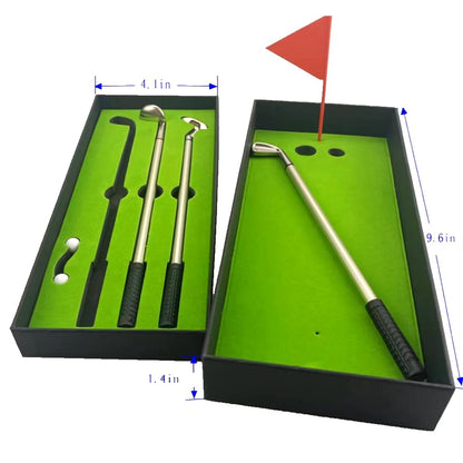 Mini Desktop Golf Pen Set with Putting Green