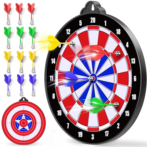 12 Pack Magnetic Dart Board Game for Kids