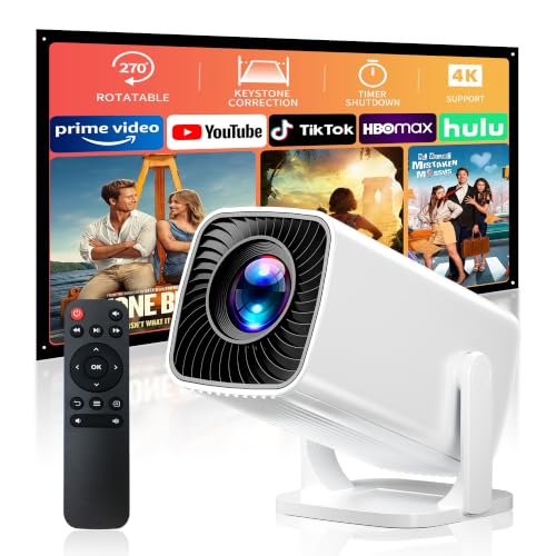 4K Short Throw Portable Mini Projector