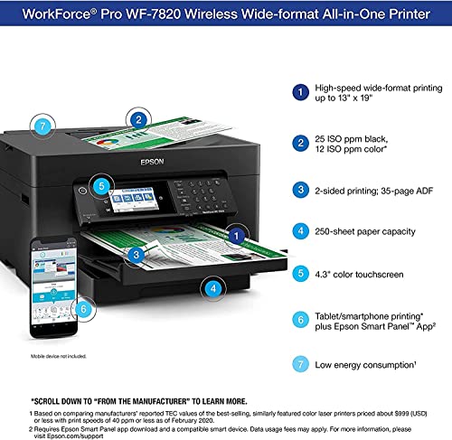Epson 522 EcoTank Ink Ultra-high Capacity Bottle Black & Color Combo Pack (T522120-BCS) Works with EcoTank ET-2720, ET-2800, ET-2803, ET-2840, ET-4700, ET-4800, ET-4810