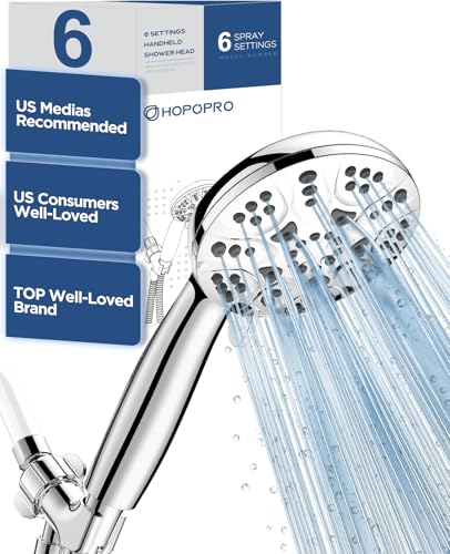 High Pressure 6-Mode Handheld Shower Head Set