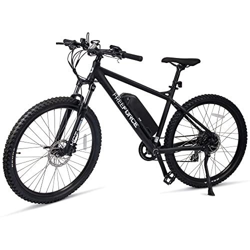 FREEFORCE Fairmount 20-in Electric Commuter Bike | Hybrid e-Bike for Adults, Thumb Throttle and Pedal Assist | for Urban City Commuting to Work or School | Matte Black