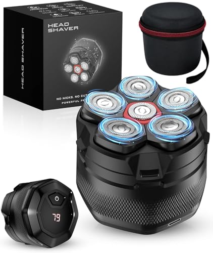 Head Shaver 6D Waterproof Electric Razor for Bald Men