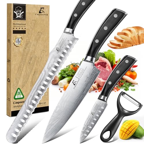 4 Piece High Carbon Stainless Steel Kitchen Knife Set