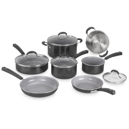 Add 2 to Your Cart!           Cuisinart 11-Piece Nonstick Cookware Set, Black