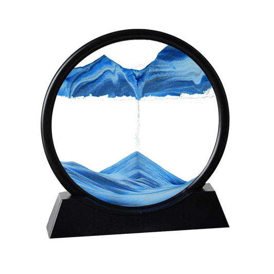 Moving Sand Art Picture for Desktop Decoration