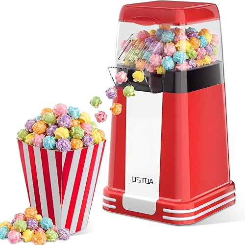 1200W Hot Air Popcorn Maker with Butter Tray