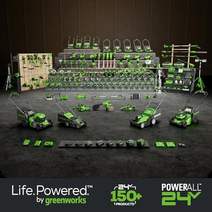 Greenworks 24V Brushless Hammer Drill with Battery