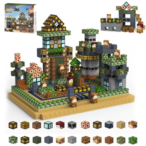 100 Piece Magnetic Building Blocks STEM Toy Set