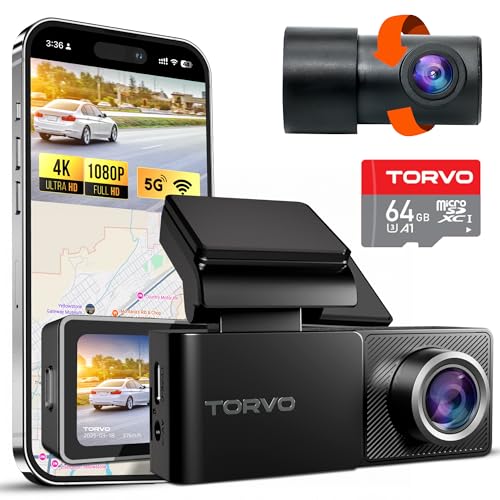 4K Front and Rear WiFi GPS Dash Cam