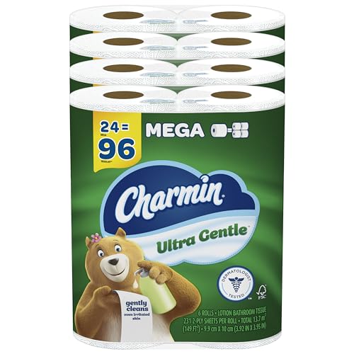 24 Mega Roll Charmin Ultra Gentle Toilet Paper