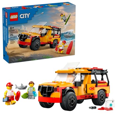 LEGO City Lifeguard Beach Rescue Truck Building Set