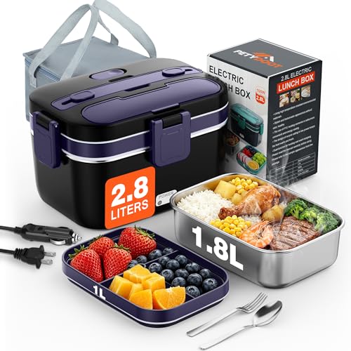 2.8L Electric Heated Lunch Box Food Warmer