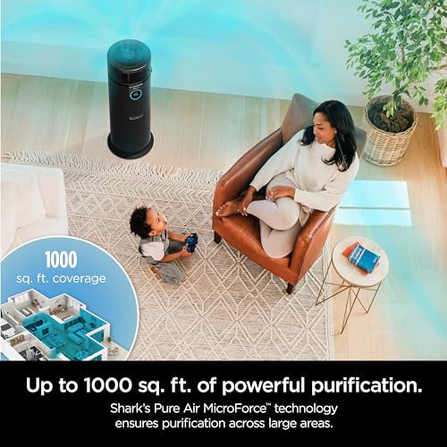 Shark 3-in-1 Max Air Purifier, Heater & Fan with NanoSeal HEPA, Cleansense IQ, Odor Lock, for 1000 Sq. Ft, Charcoal Grey