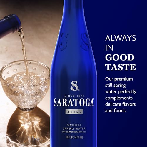 Saratoga Spring Water, 6 Pack, 16 Fl Oz