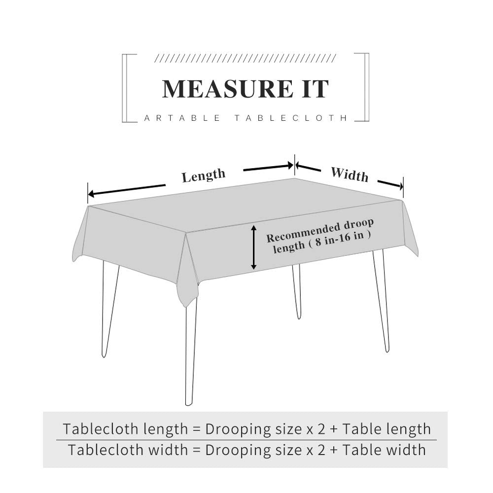 Lace Tablecloth Waterproof Rectangle for Weddings