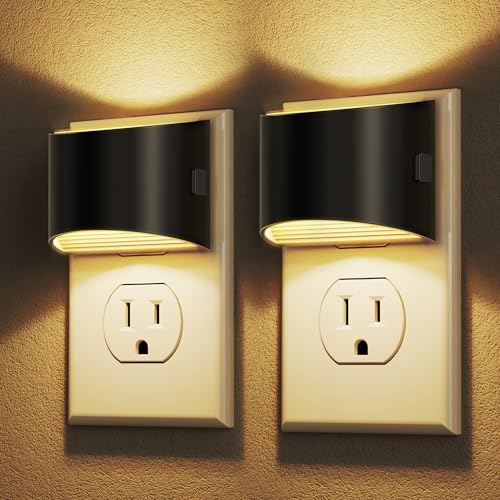 2 Pack Dimmable Plug-In LED Night Lights