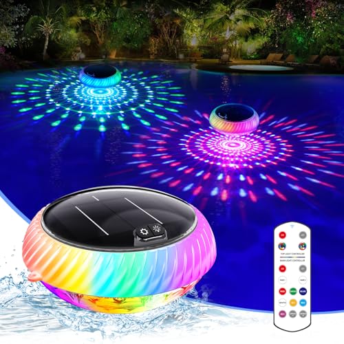 Floating Solar Pool Light, Waterproof, Color Changing, 1 Pack