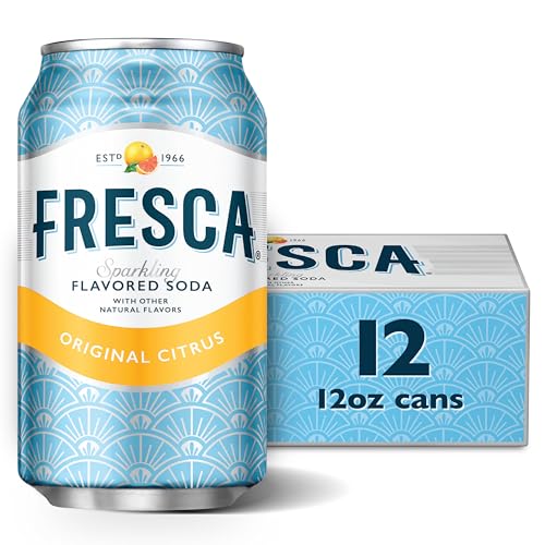 12 Pack Fresca Citrus Soda 12 Ounce Cans