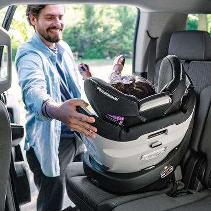 Evenflo Gold Revolve360 Extend All-in-One Rotational Car Seat with SensorSafe (Onyx Black)