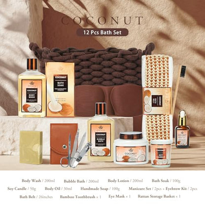 Spa Gift Set with Coconut & Almond Scent