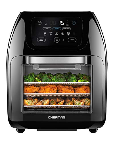 10L Chefman Digital Air Fryer Oven with Rotisserie