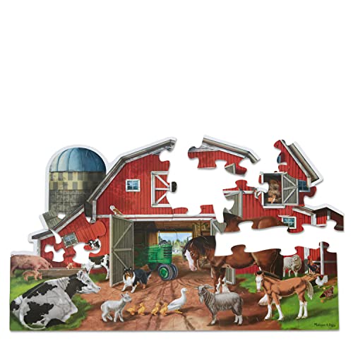 Melissa & Doug 32 Piece Busy Barn Floor Puzzle