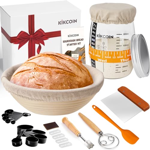 26 Piece Sourdough Starter Kit Bread Proofing Set