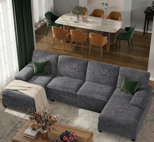 U-Shaped Sectional Sofa with Double Chaise