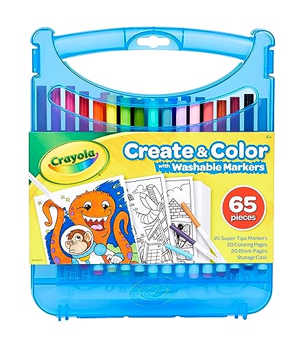 65 Piece Crayola Super Tips Coloring Art Set