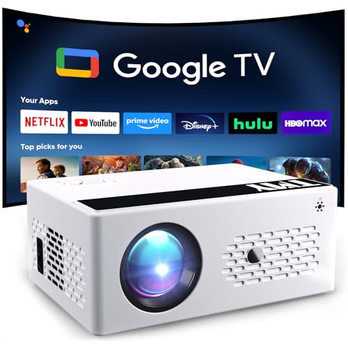 1080p 4K Smart Projector with Google TV