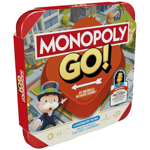 Monopoly GO! Family Board Game for 2-4 Players