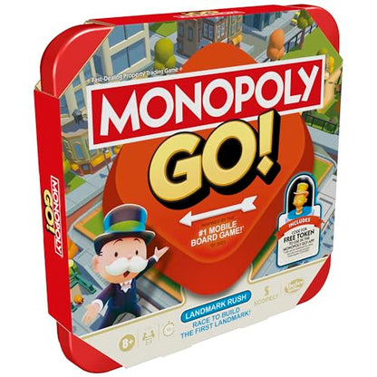 Monopoly GO! Family Board Game for 2-4 Players