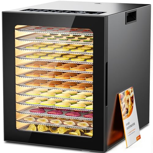 12 Tray Food Dehydrator Digital Jerky Dryer Machine