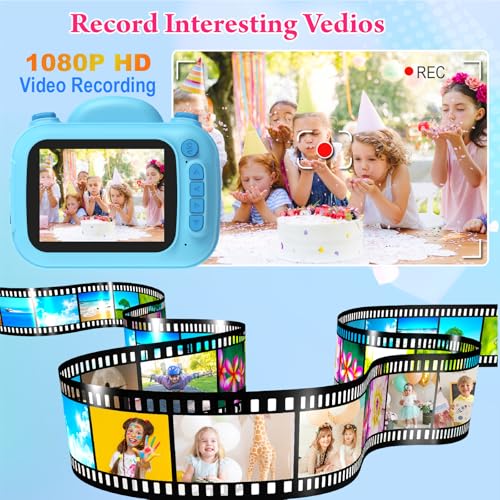 Kids Instant Print Camera for Ages 3-12