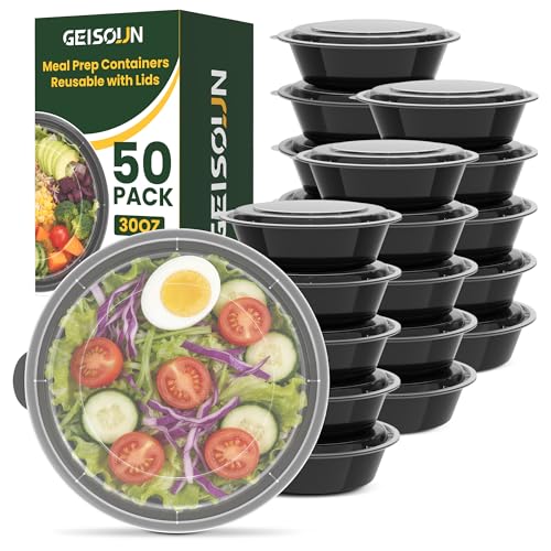 50 Pack 30oz Meal Prep Containers with Lids