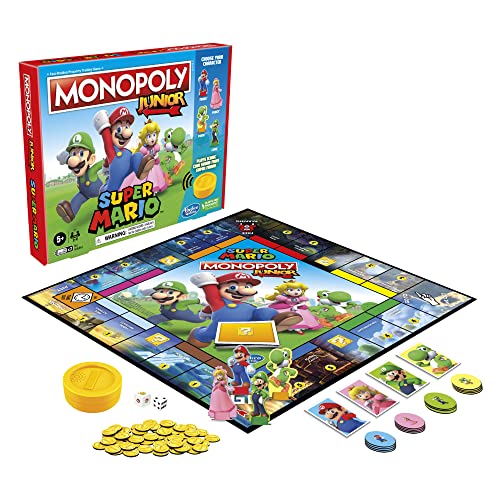 Monopoly Junior Super Mario Board Game for Kids