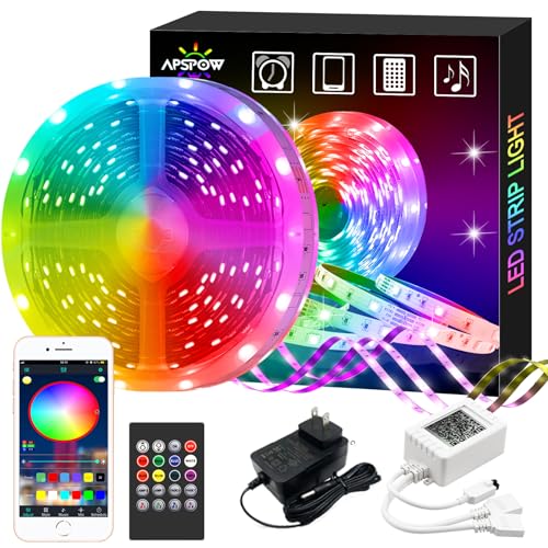 100ft Bluetooth Music Sync LED Strip Lights