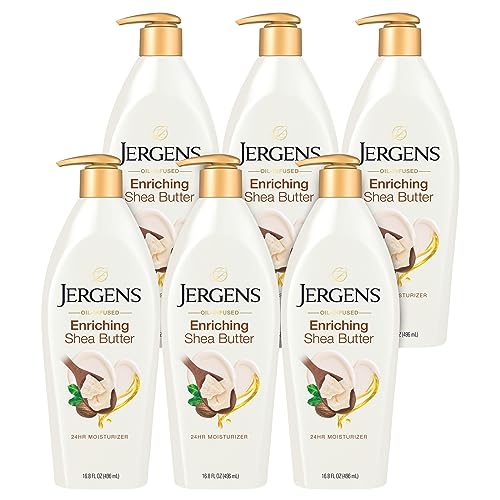 6 Pack Jergens Shea Butter Hand Body Lotion 26.5oz
