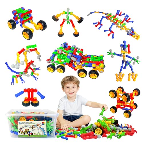 170 Piece STEM Building Blocks Toy Set