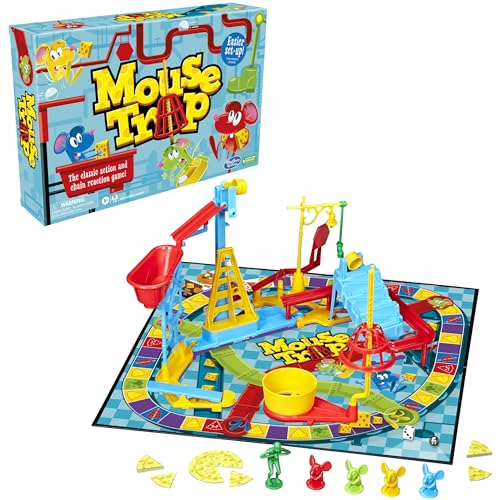 Hasbro Mouse Trap Board Game for Kids Ages 6+