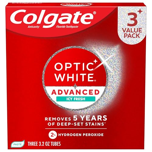 3 Pack Colgate Optic White Whitening Toothpaste