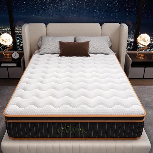 12 Inch Hybrid Twin Mattress with Memory Foam